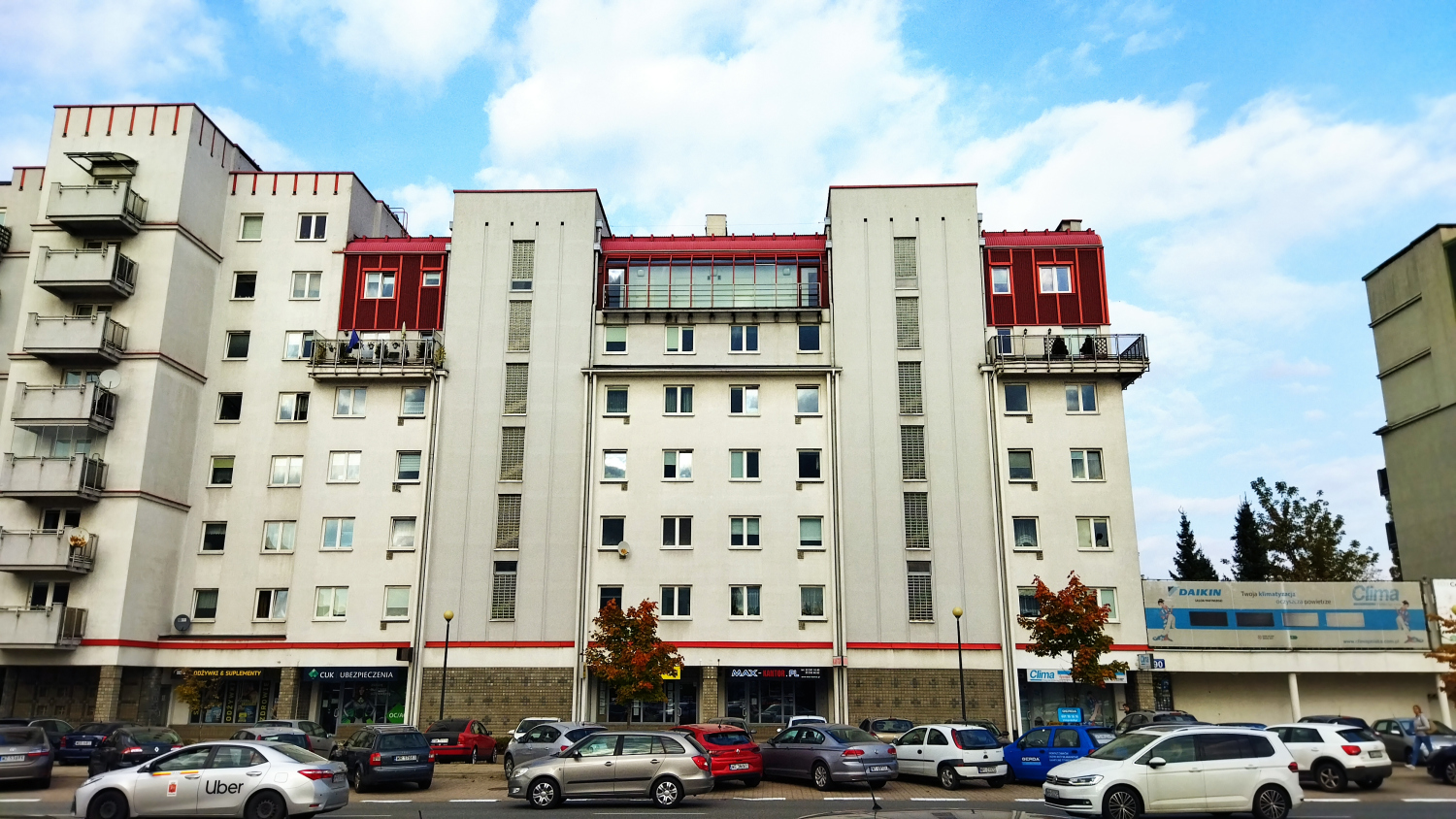 Zdjęcie architektury budynku Budynki mieszkalno-usługowe